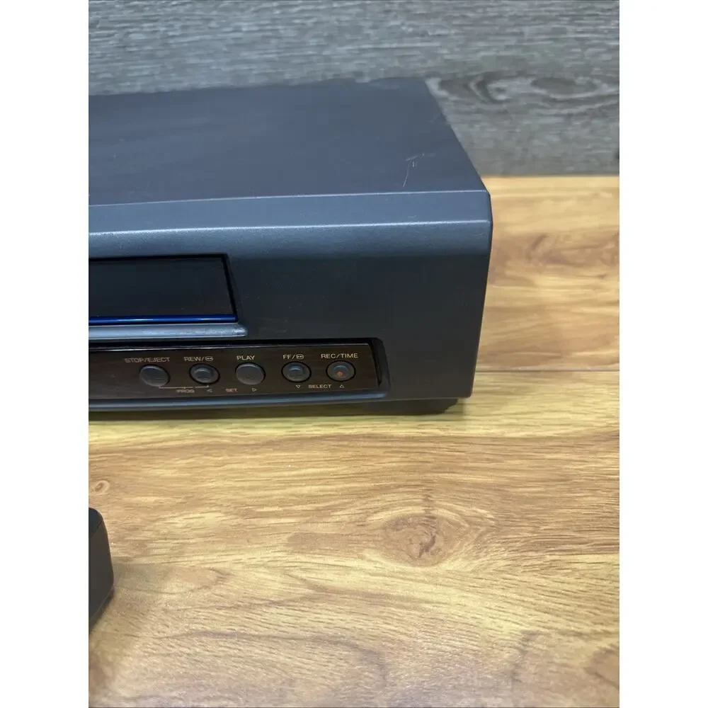 Panasonic PV-7400 VCR Blue Line Hi-Fi Stereo Omnivision Remote Tested & Working